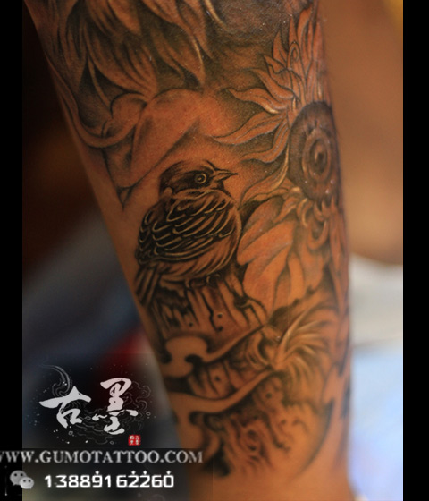 动物纹身 鸟纹身刺青图案